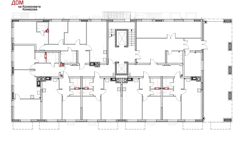 Каталог Дом на Космонавта Комарова (секции) бс 589 (этажи) этаж 5