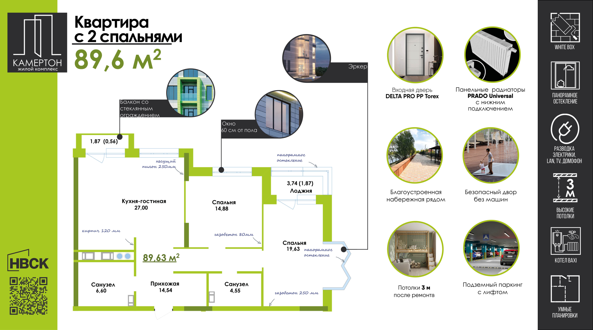 Планировка 2-комн. 5