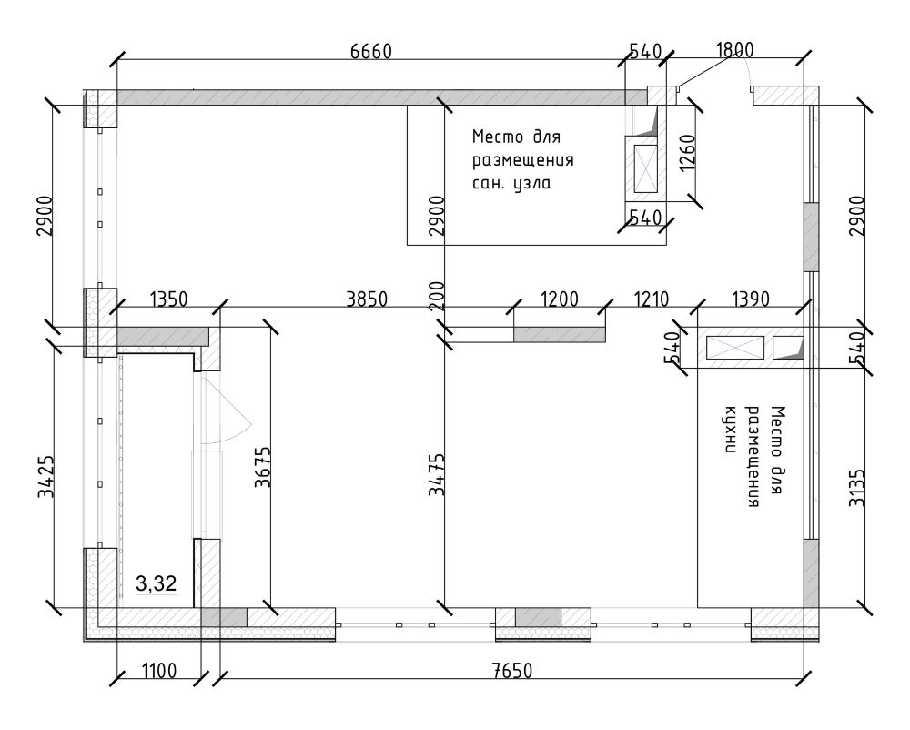 Планировка 2-комн. 16